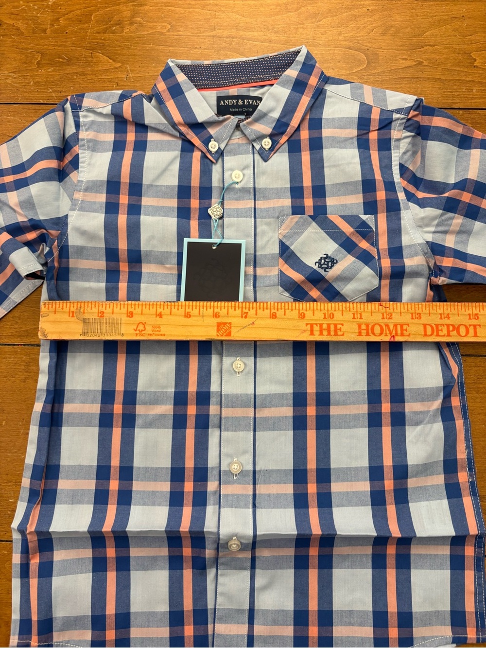 Andy & Evan button down shirt size 8 boys